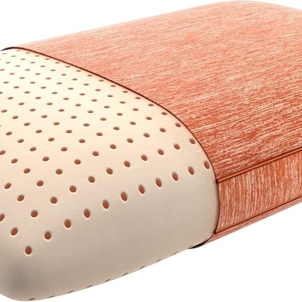 Memory Foam Silver Coppergel Pillow, 1 Count (Pack of 1), White